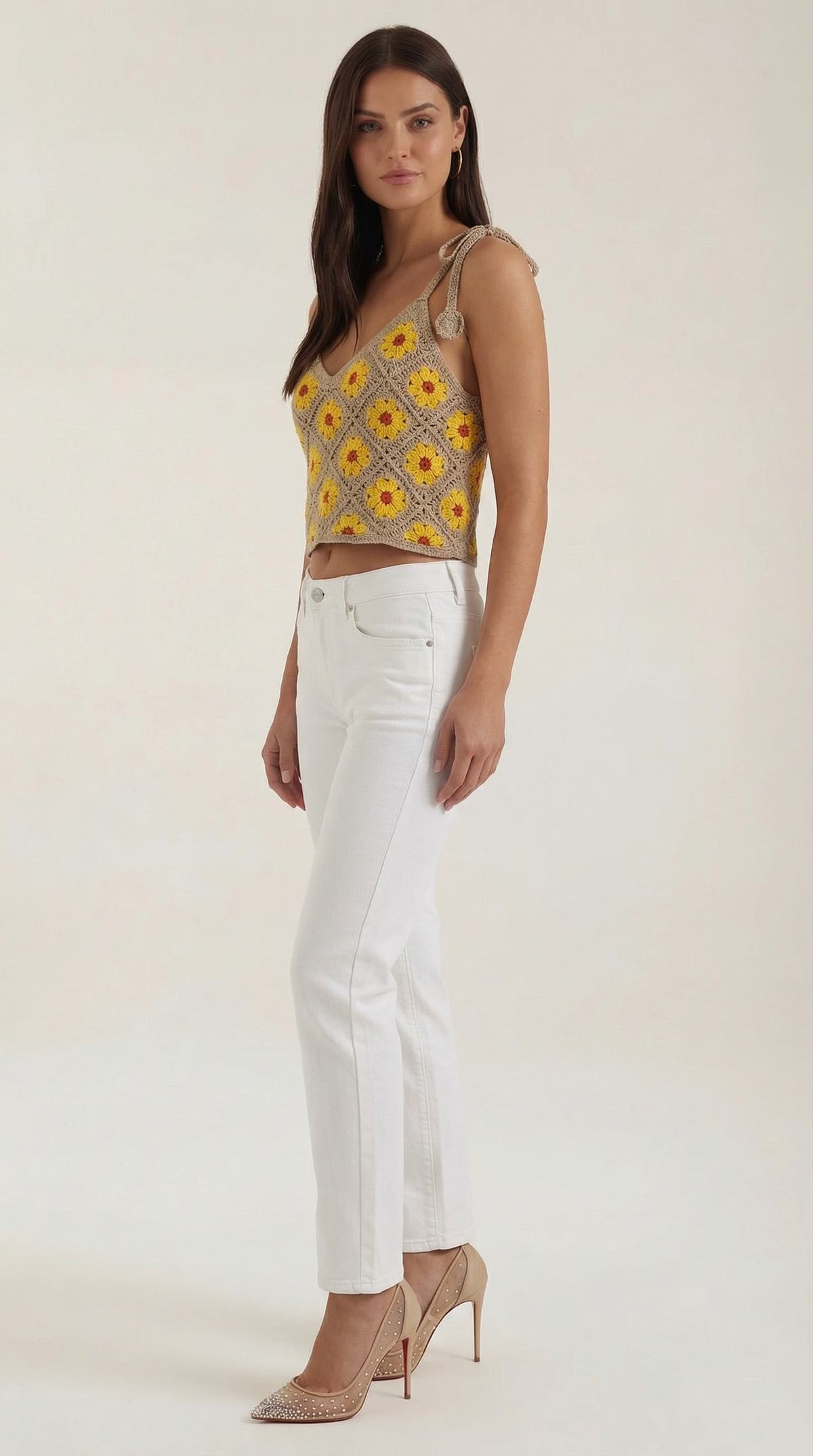 Gretchen | Blusa de Tirantes de Ganchillo