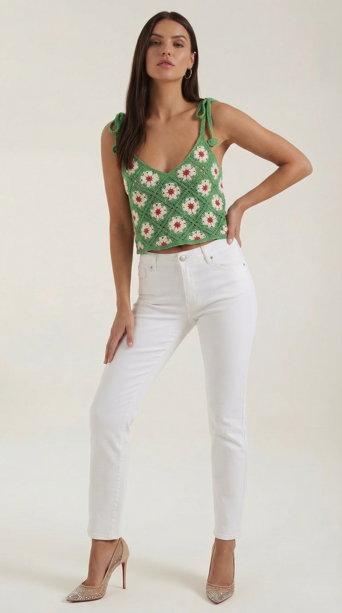 Gretchen | Blusa de Tirantes de Ganchillo