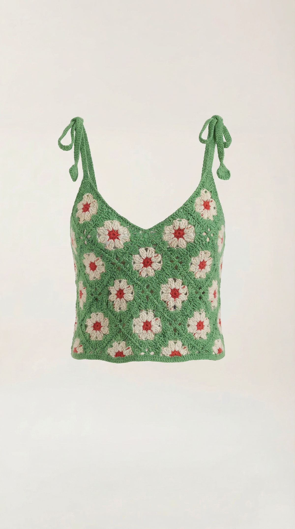 Gretchen | Blusa de Tirantes de Ganchillo