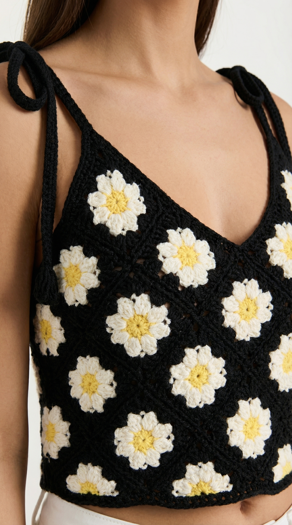 Gretchen | Blusa de Tirantes de Ganchillo