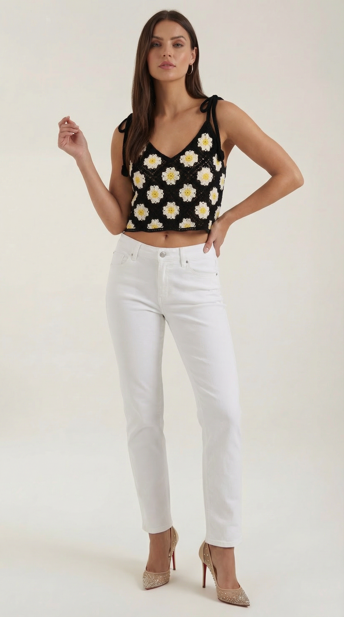 Gretchen | Blusa de Tirantes de Ganchillo