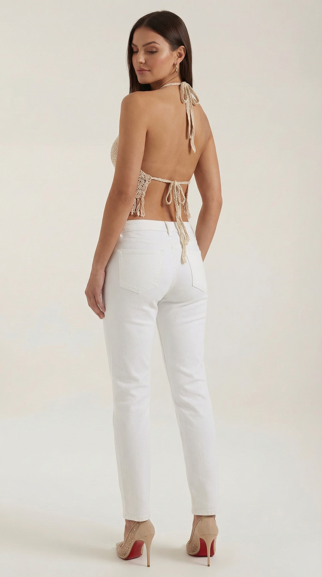 Harriet | Top Halter con Flecos