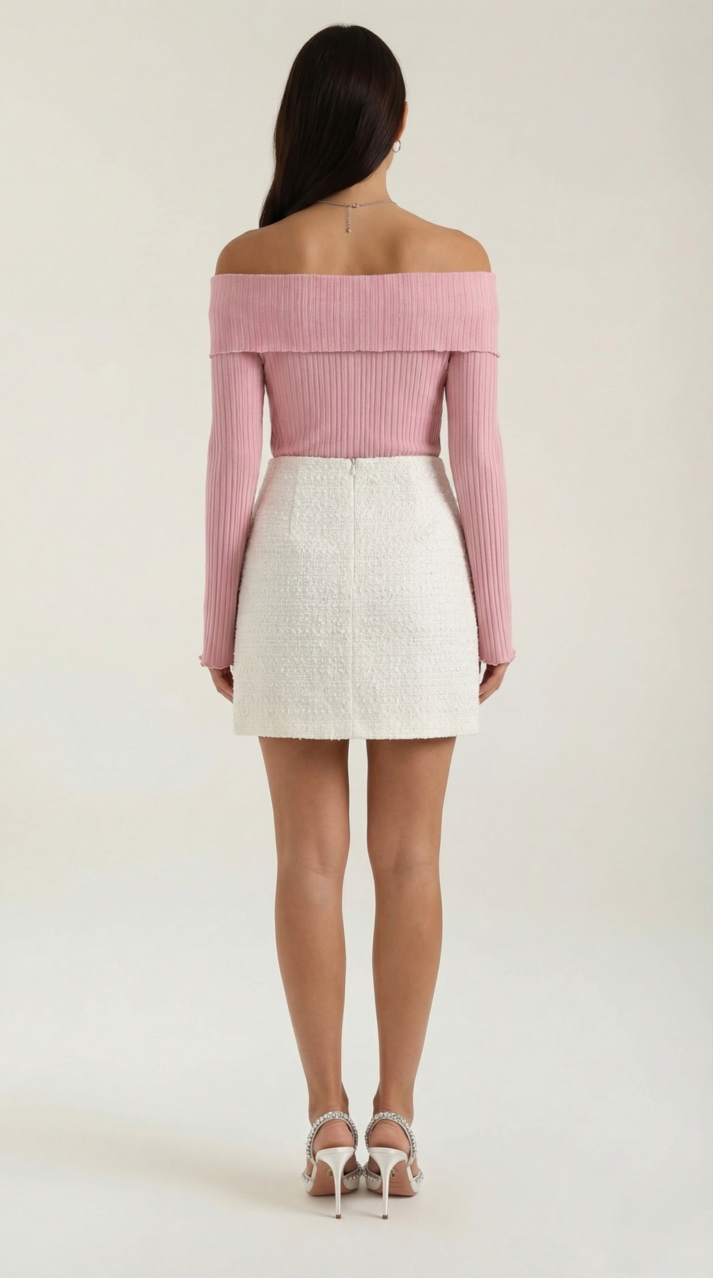 Isla | Falda Blanca Elegante