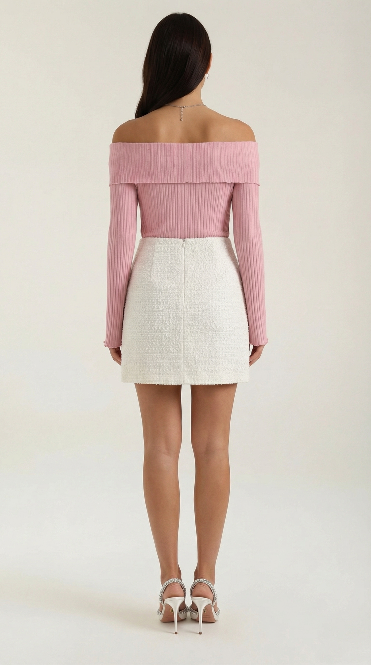 Isla | Falda Blanca Elegante