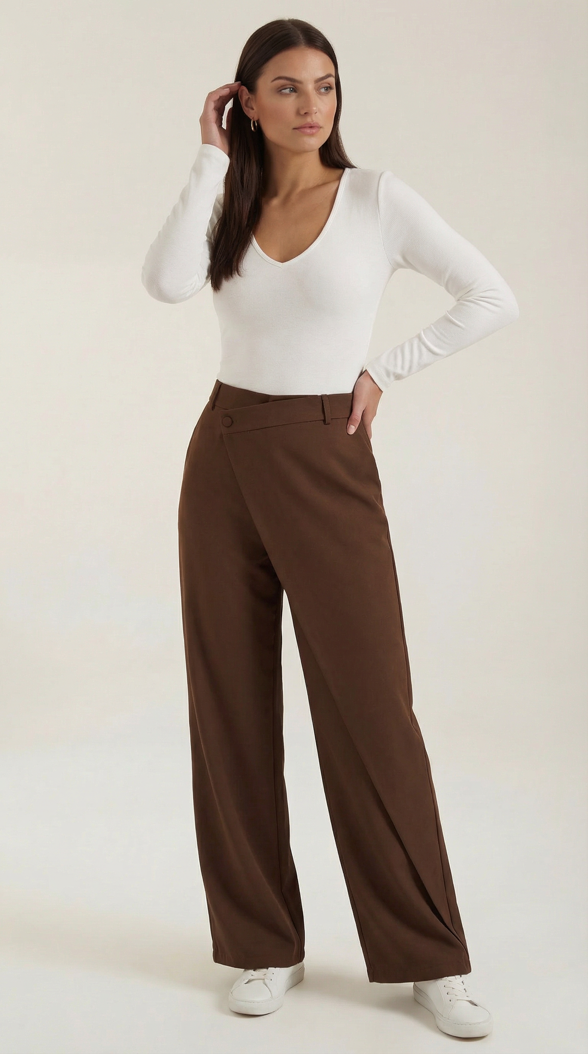 Adriana | Pantalón Asimétrico de Mezclilla
