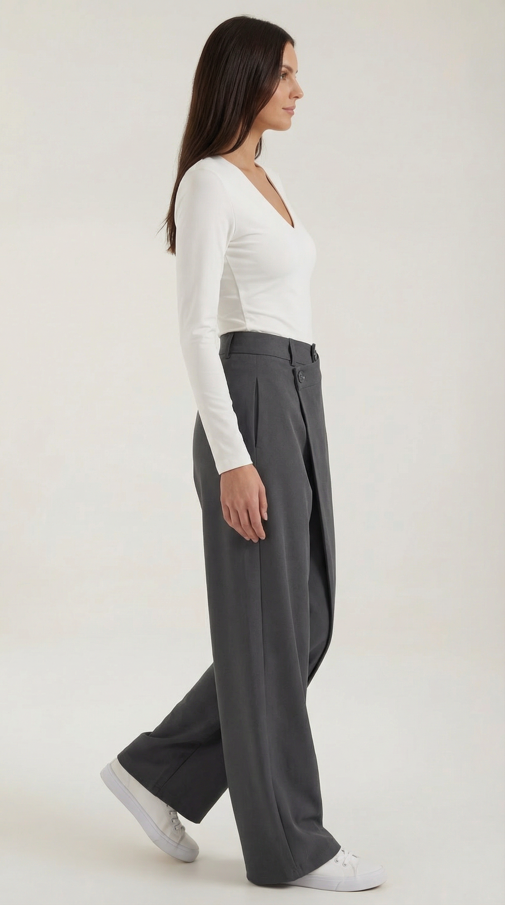 Adriana | Pantalón Asimétrico de Mezclilla