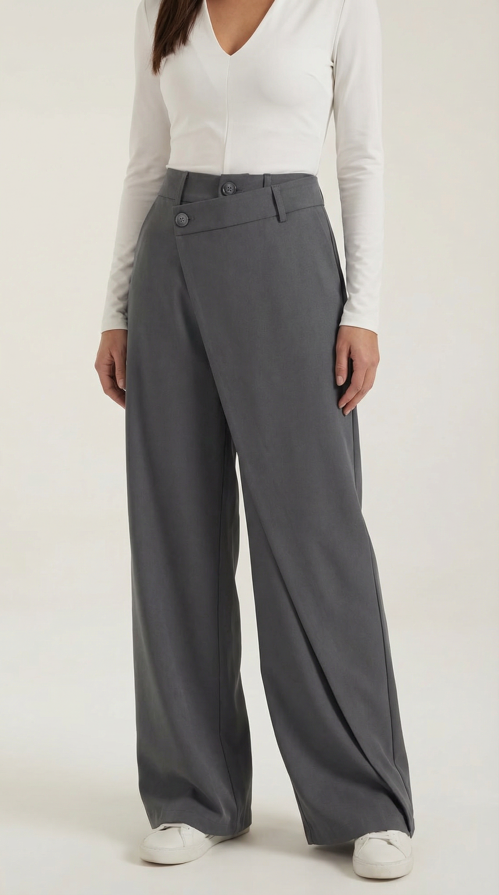 Adriana | Pantalón Asimétrico de Mezclilla
