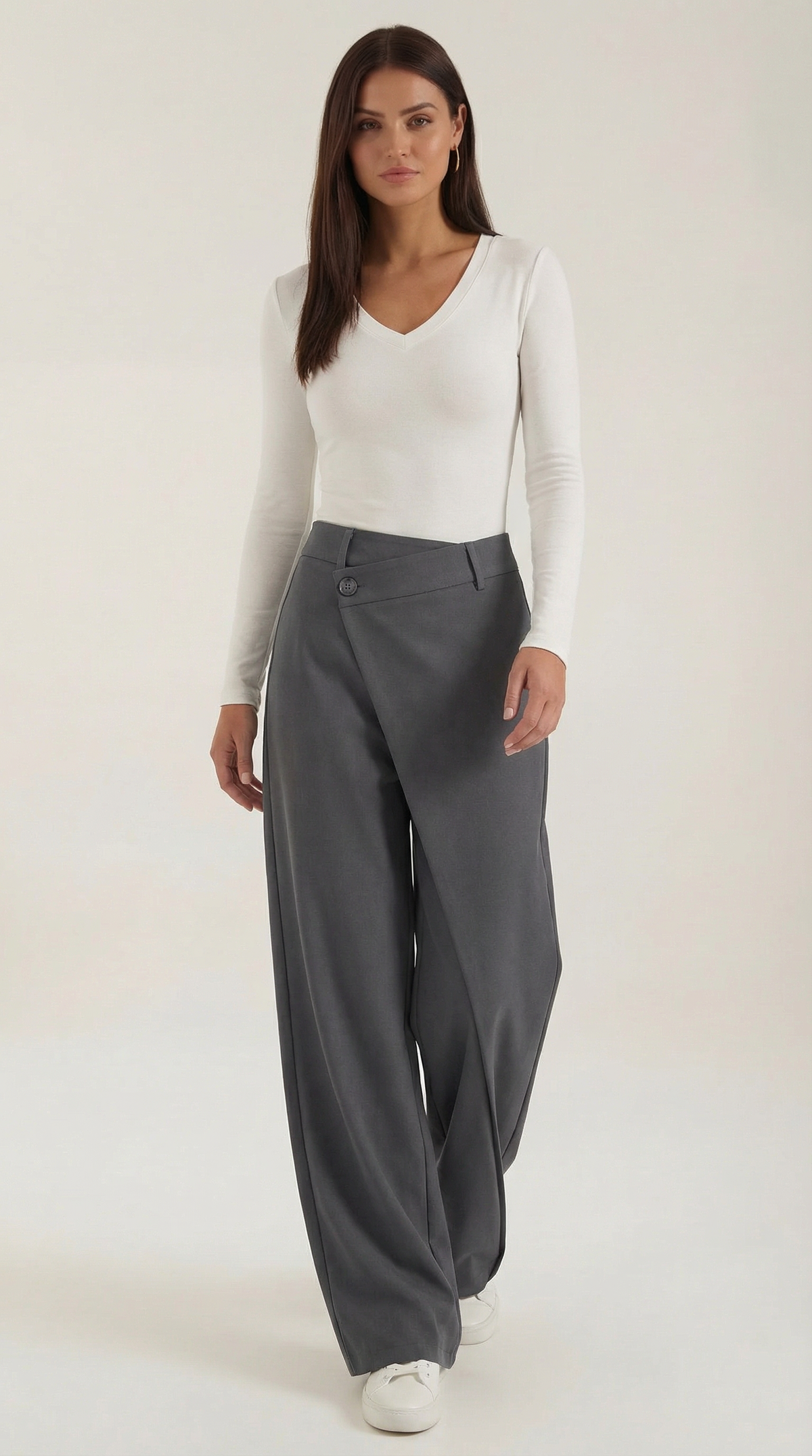 Adriana | Pantalón Asimétrico de Mezclilla