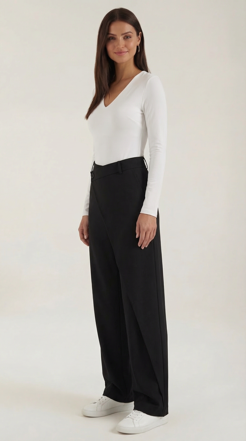 Adriana | Pantalón Asimétrico de Mezclilla