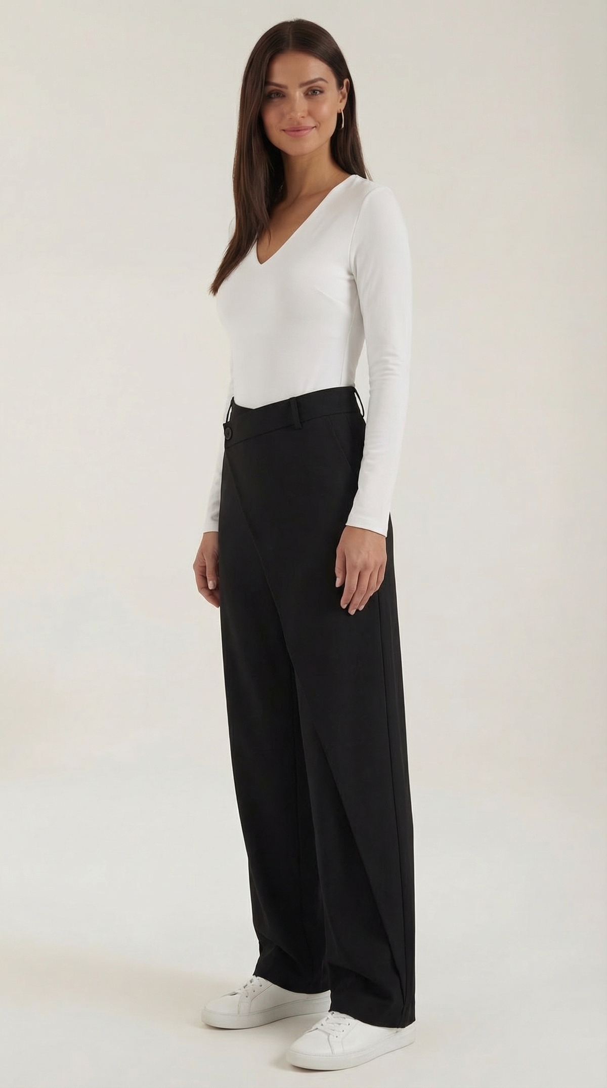 Adriana | Pantalón Asimétrico de Mezclilla