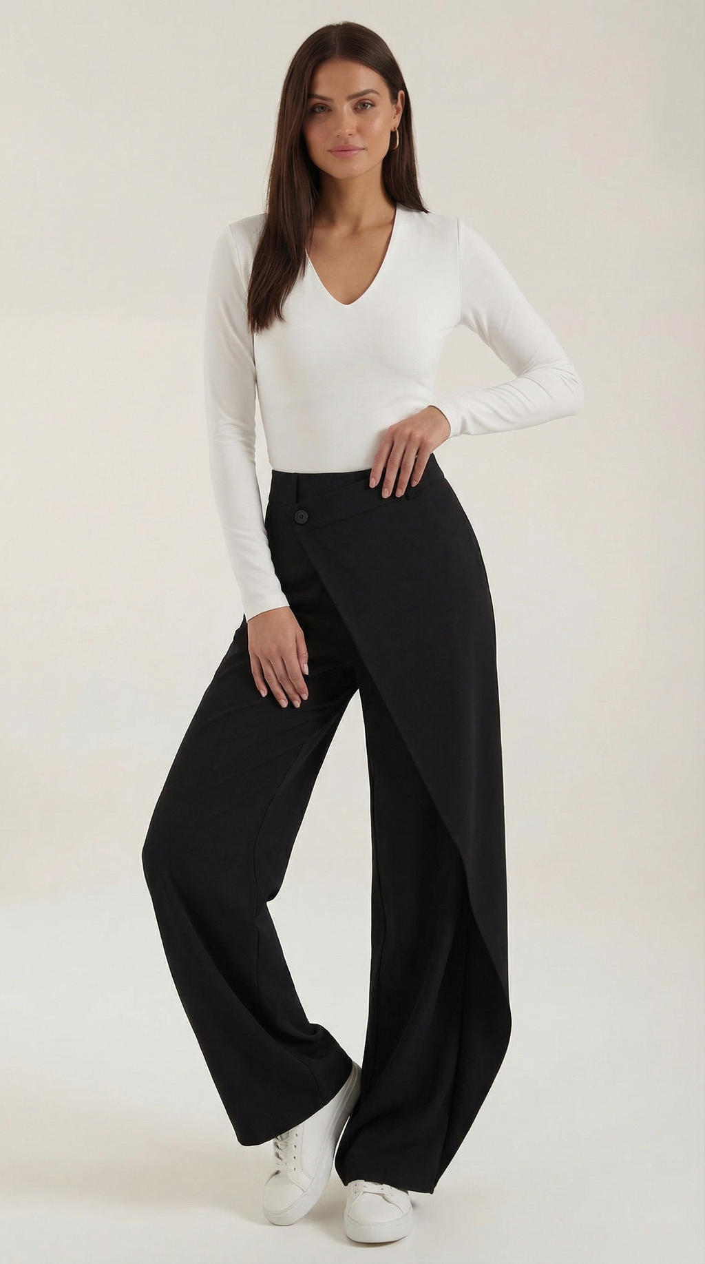 Adriana | Pantalón Asimétrico de Mezclilla