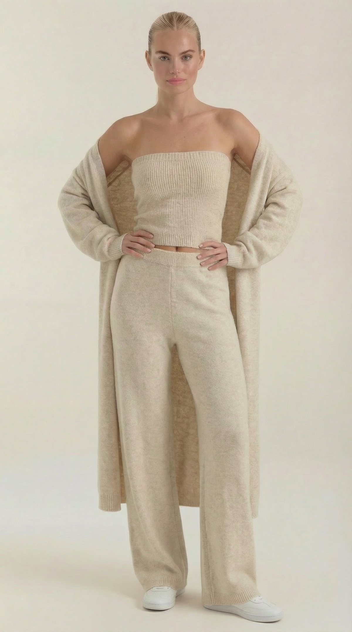 Jeanne | Conjunto de Ropa de Casa de Punto