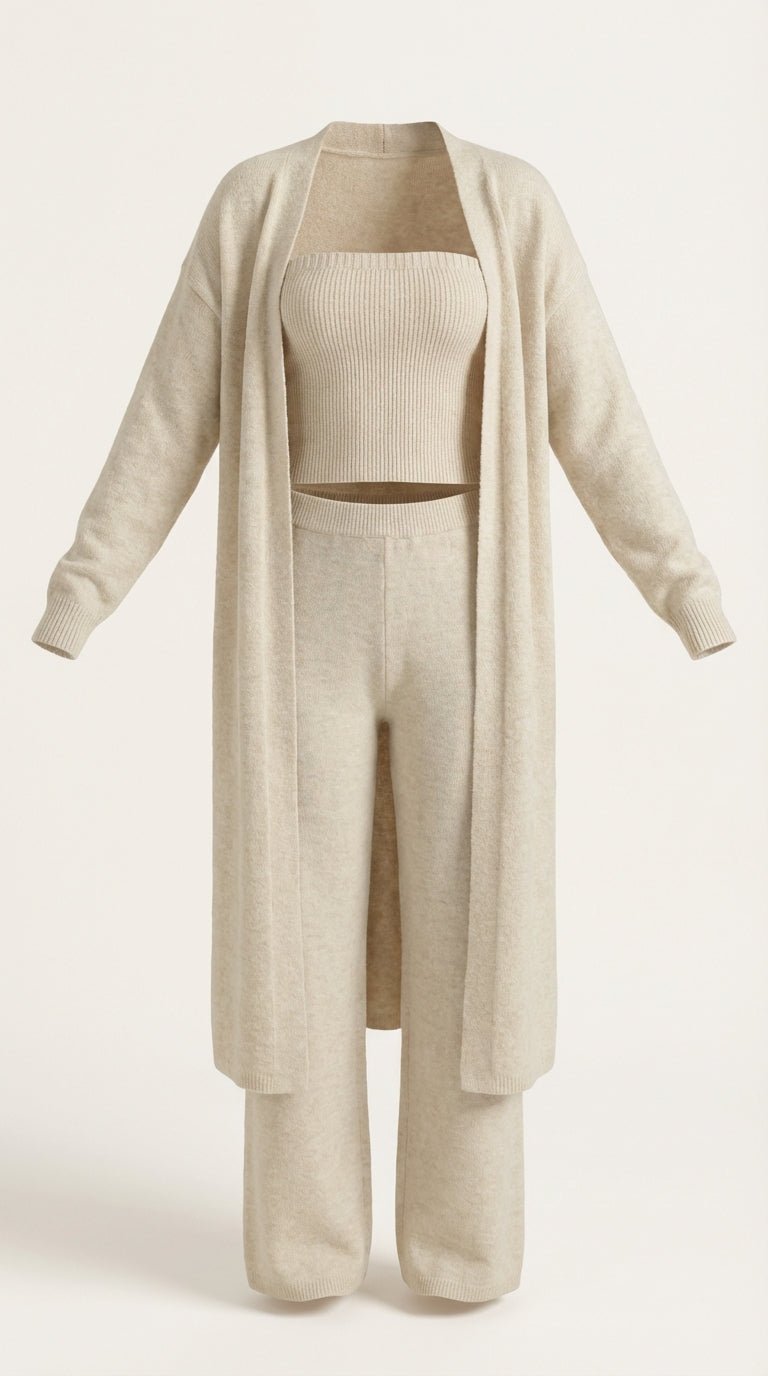 Jeanne | Conjunto de Ropa de Casa de Punto
