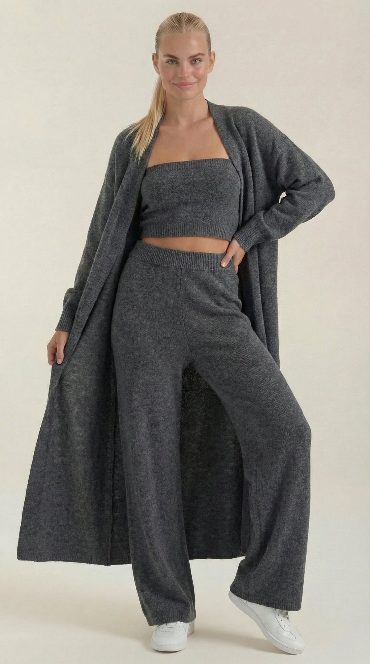Jeanne | Conjunto de Ropa de Casa de Punto