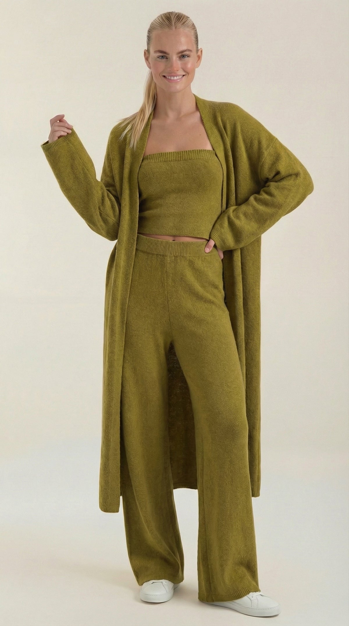 Jeanne | Conjunto de Ropa de Casa de Punto