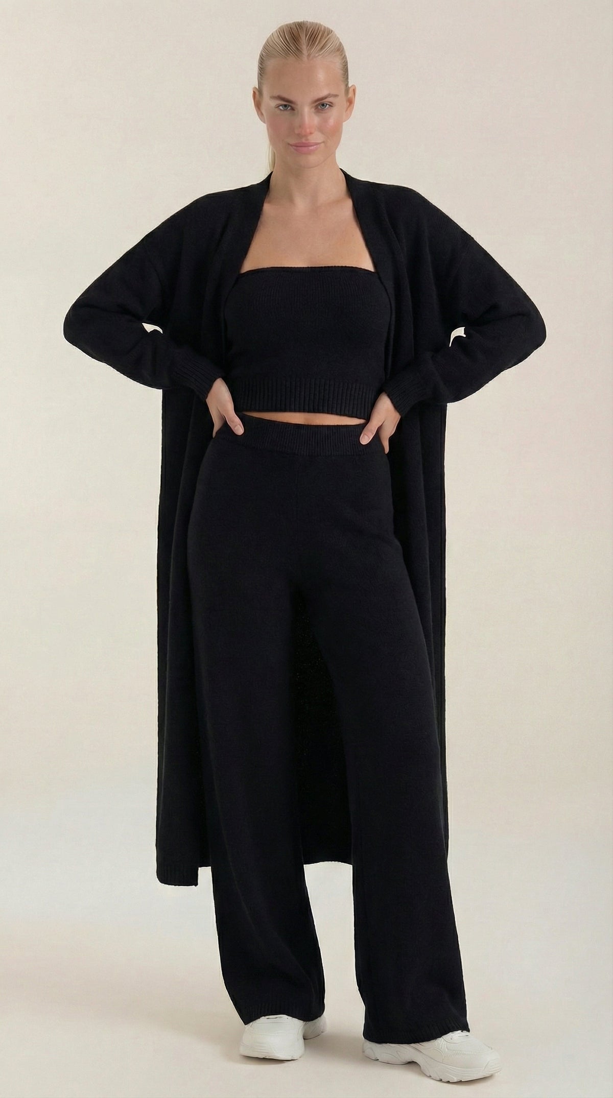 Jeanne | Conjunto de Ropa de Casa de Punto