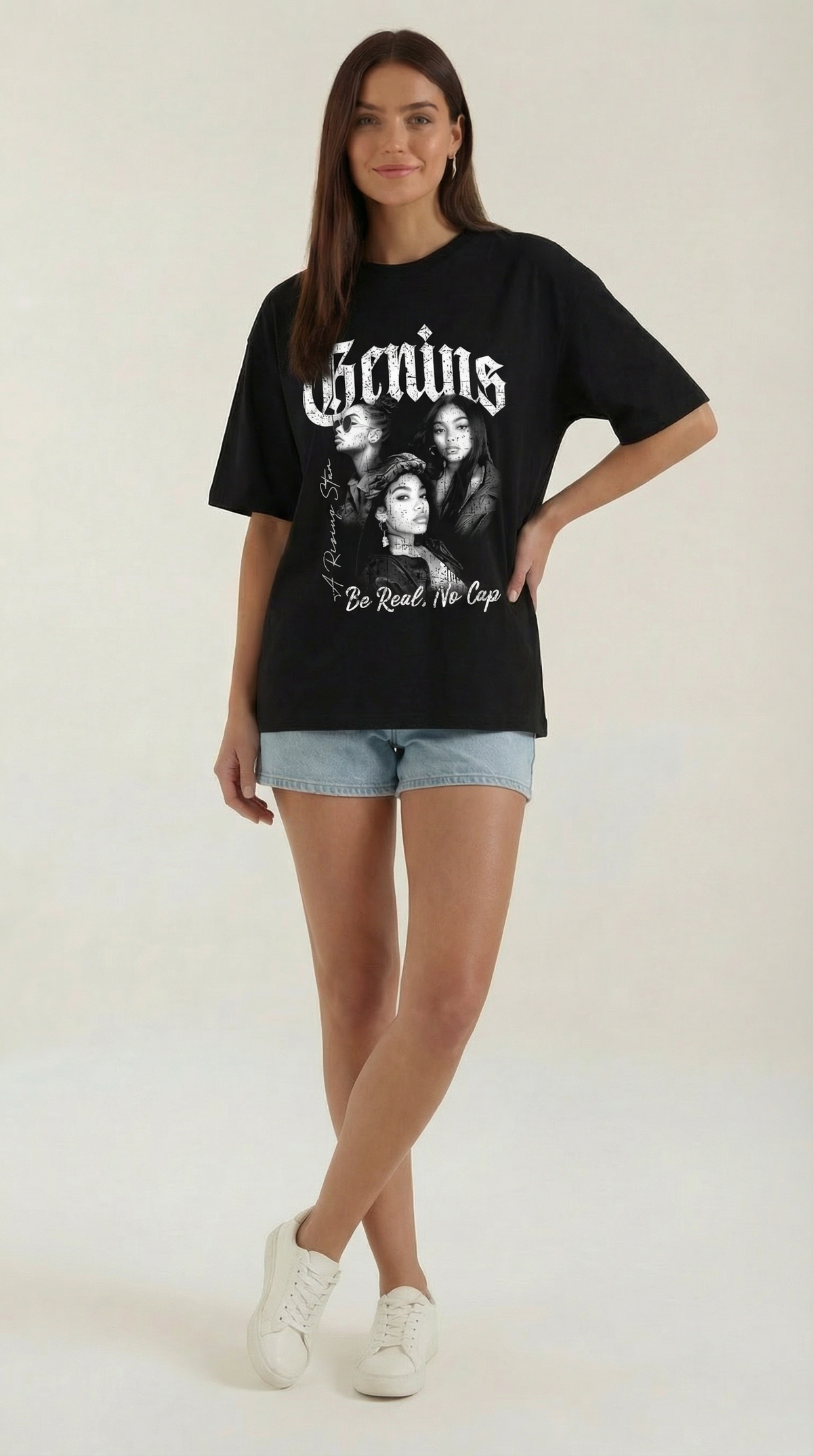 Jessamine | Camiseta Oversize con Diseño Gráfico