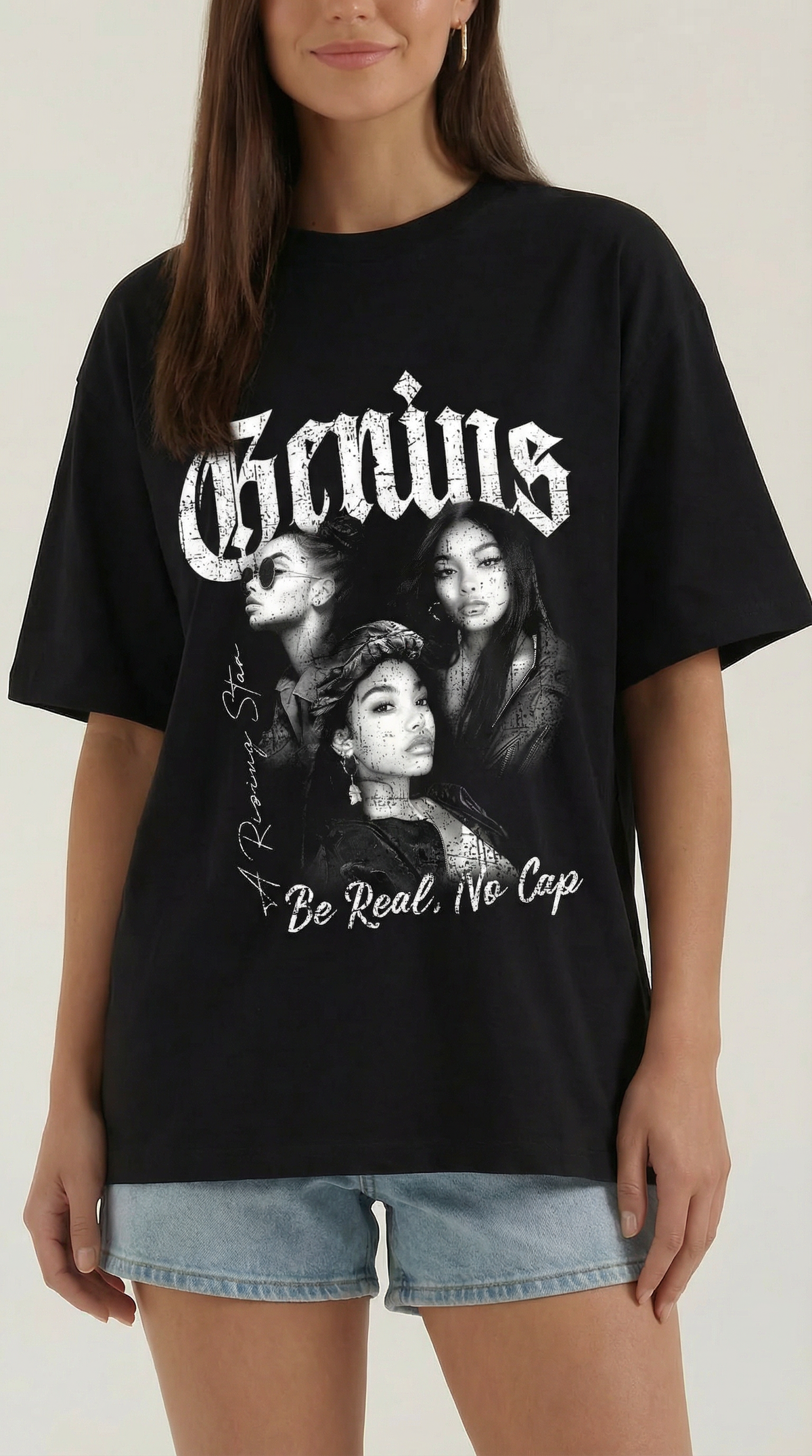 Jessamine | Camiseta Oversize con Diseño Gráfico