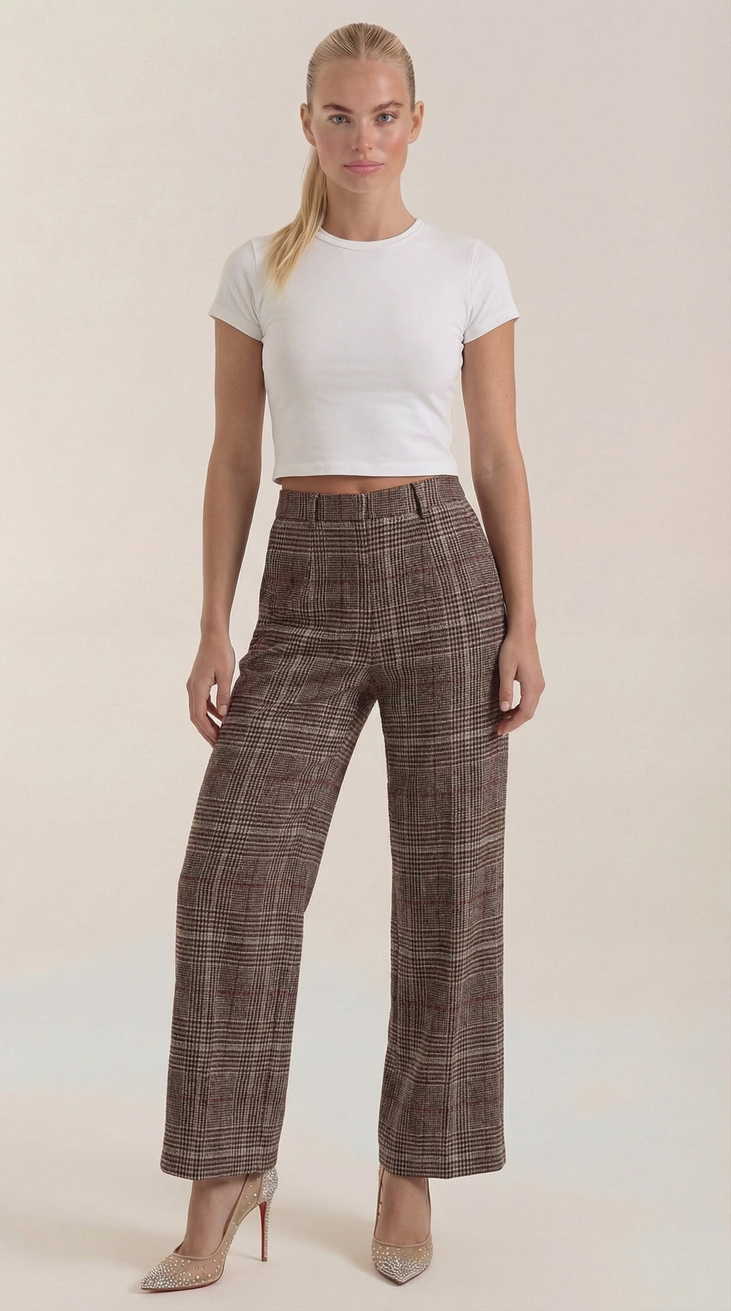 Leigh | Pantalones de Cuadros