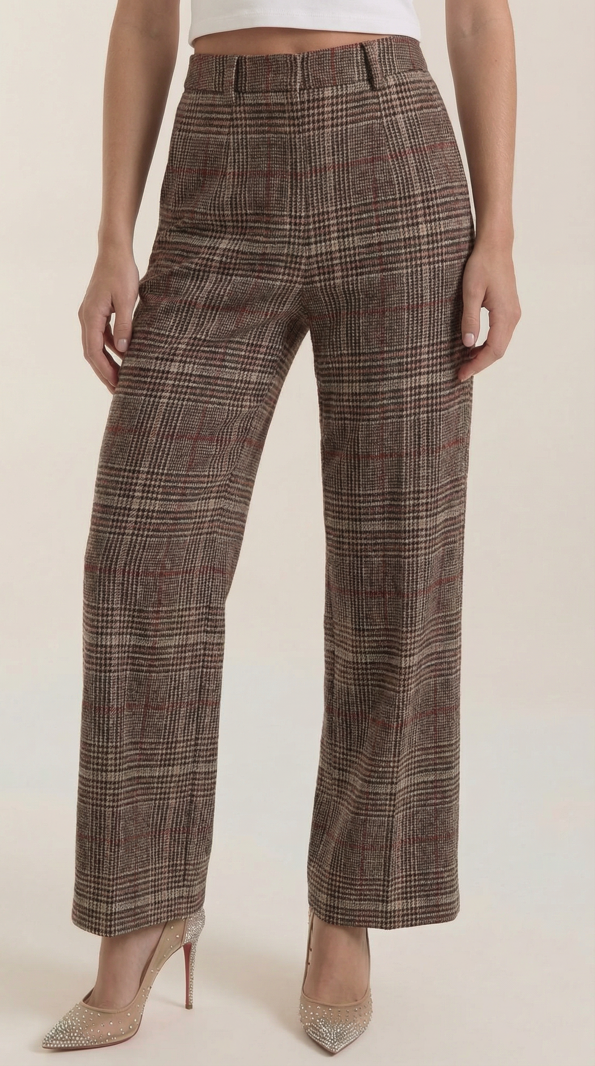 Leigh | Pantalones de Cuadros