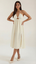 Linda | Vestido Midi con Recorte