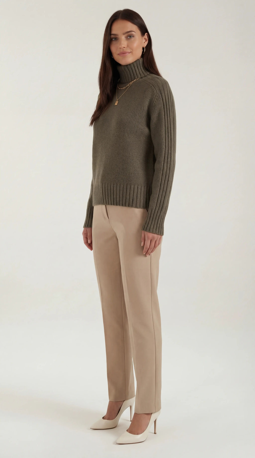 Lois | Suéter Oversize de Cuello Alto