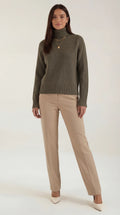 Lois | Suéter Oversize de Cuello Alto