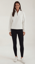 Lori | Suéter Oversize con Cuello de Cierre 1/4