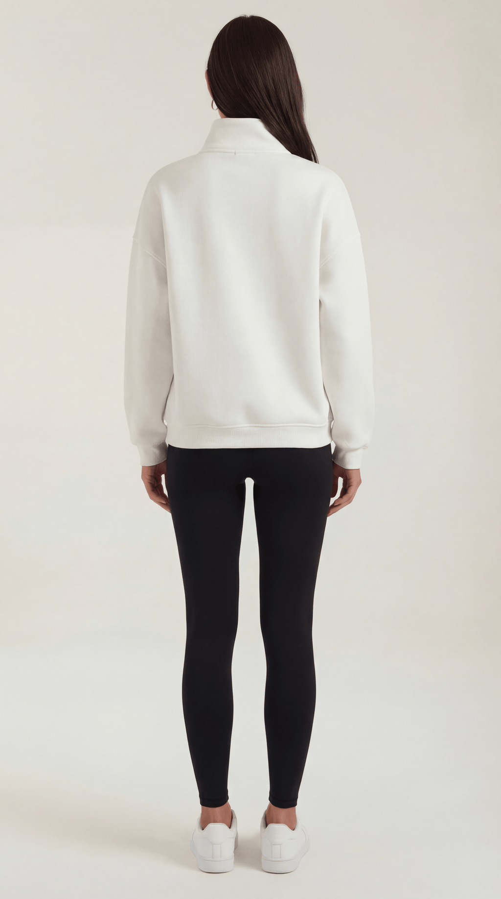 Lori | Suéter Oversize con Cuello de Cierre 1/4