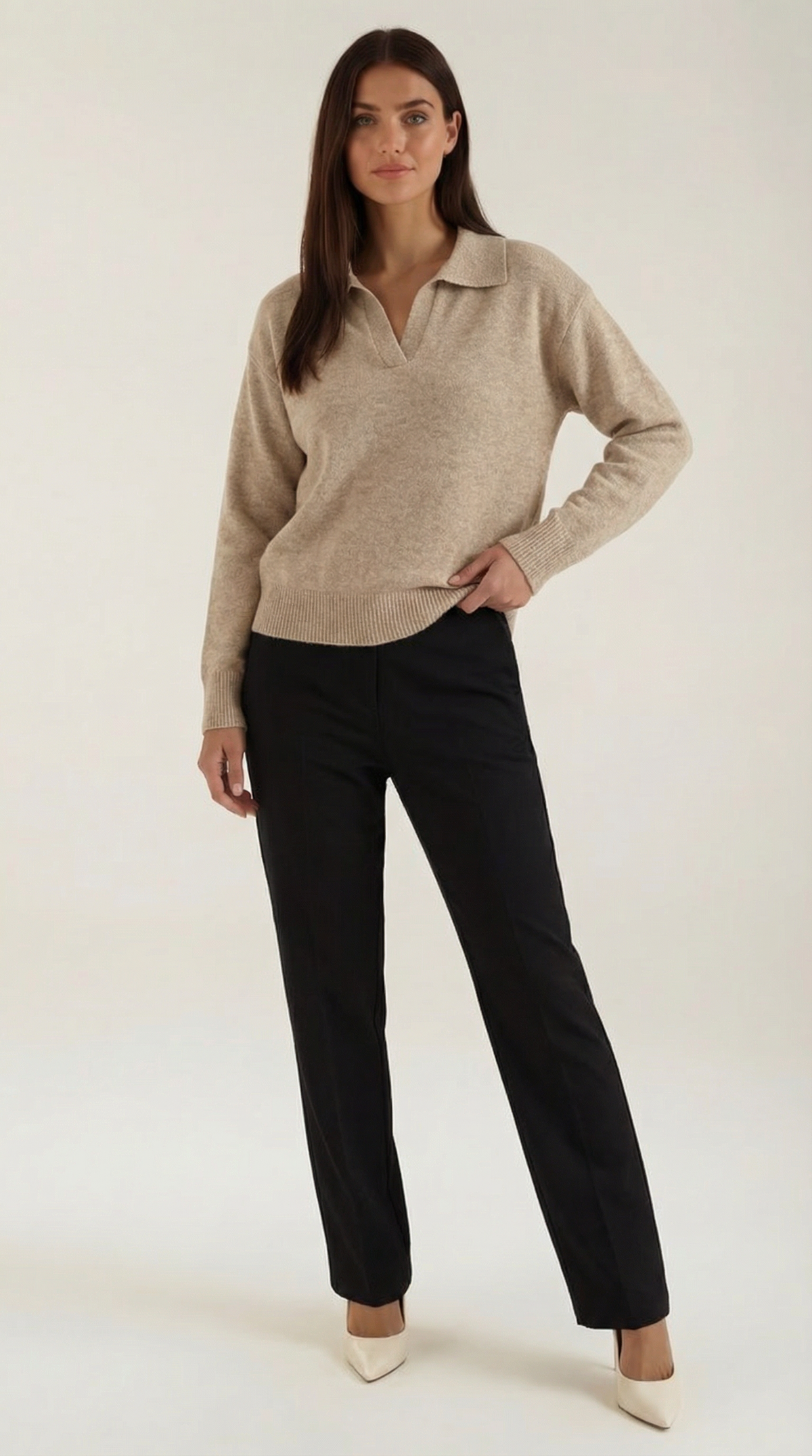 Margaret | Suéter Casual con Escote en V