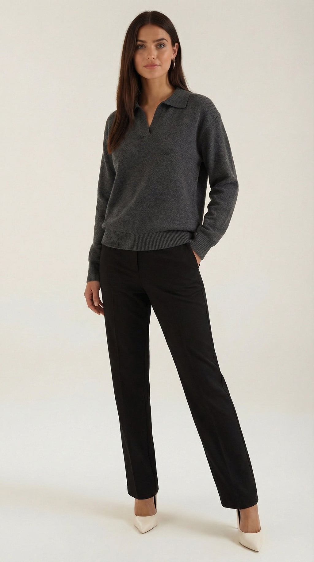 Margaret | Suéter Casual con Escote en V