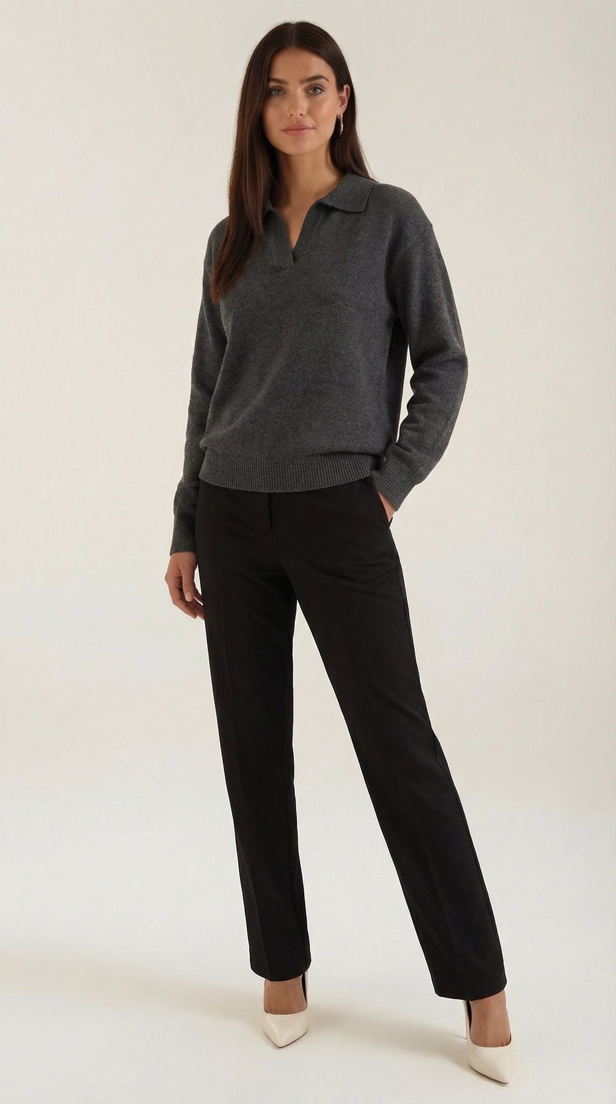 Margaret | Suéter Casual con Escote en V