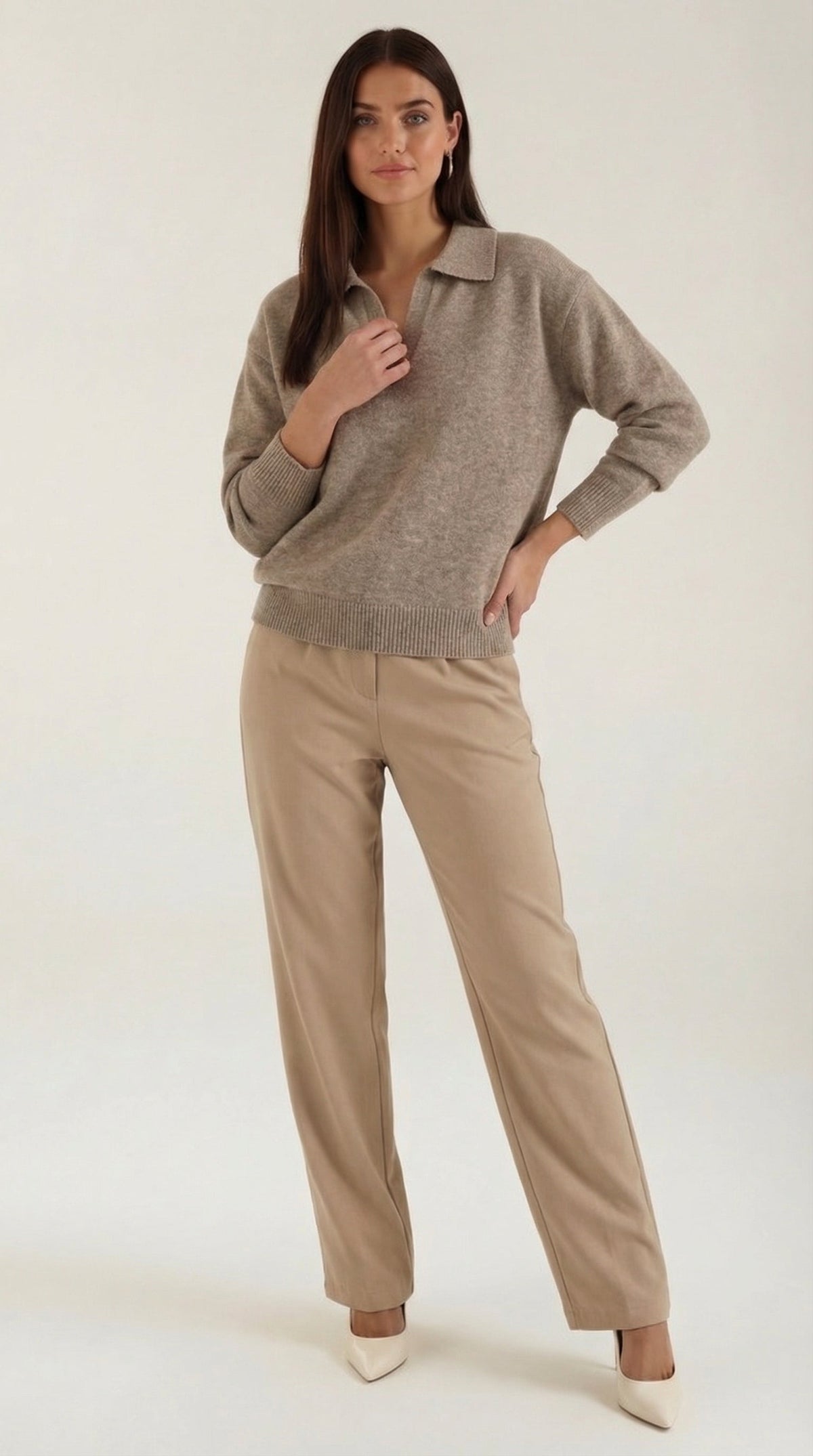 Margaret | Suéter Casual con Escote en V