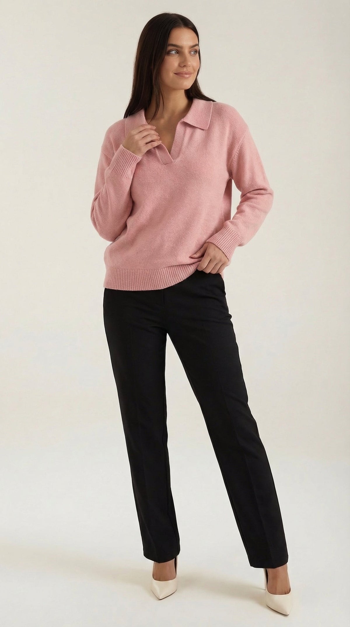 Margaret | Suéter Casual con Escote en V