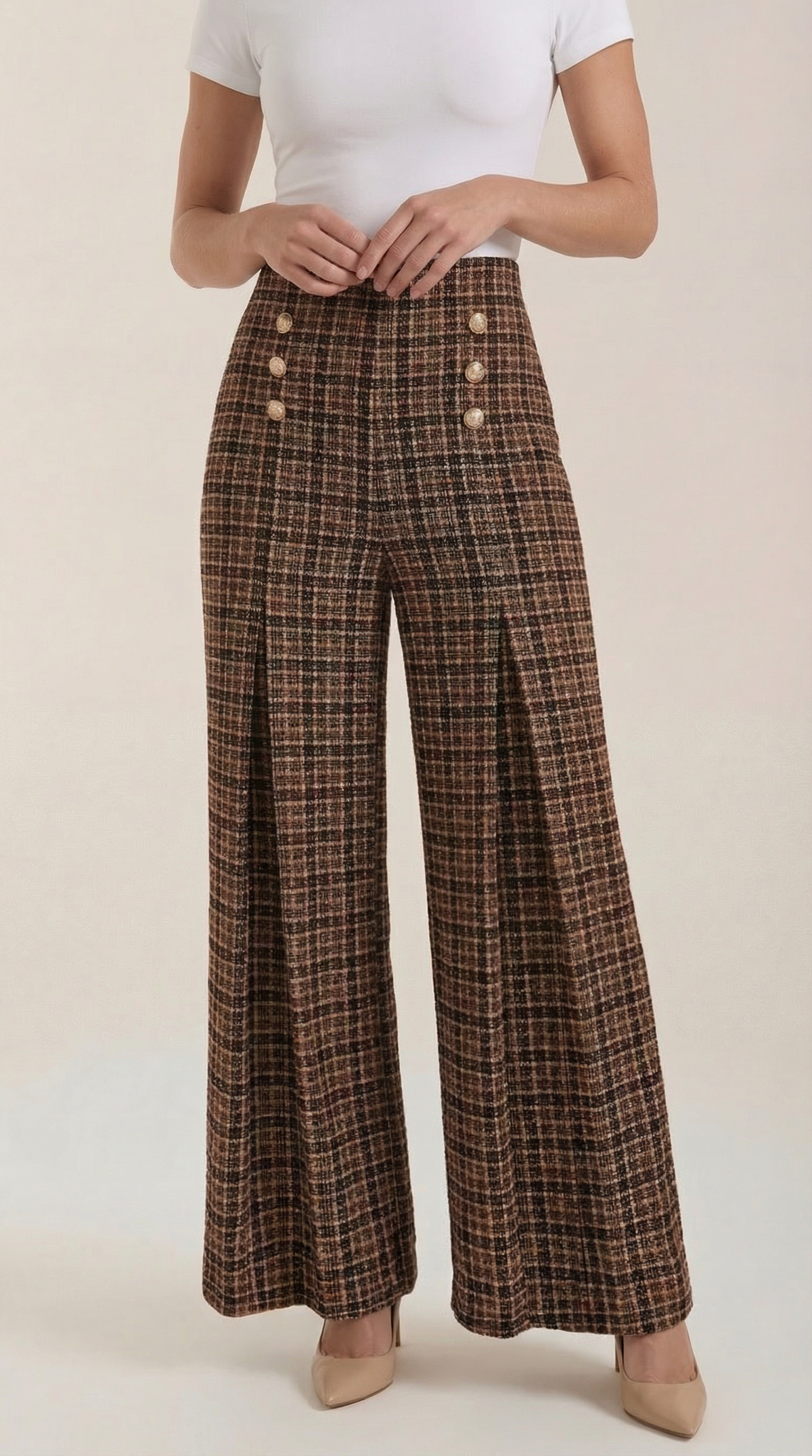 Naomi | Pantalones de Cuadros