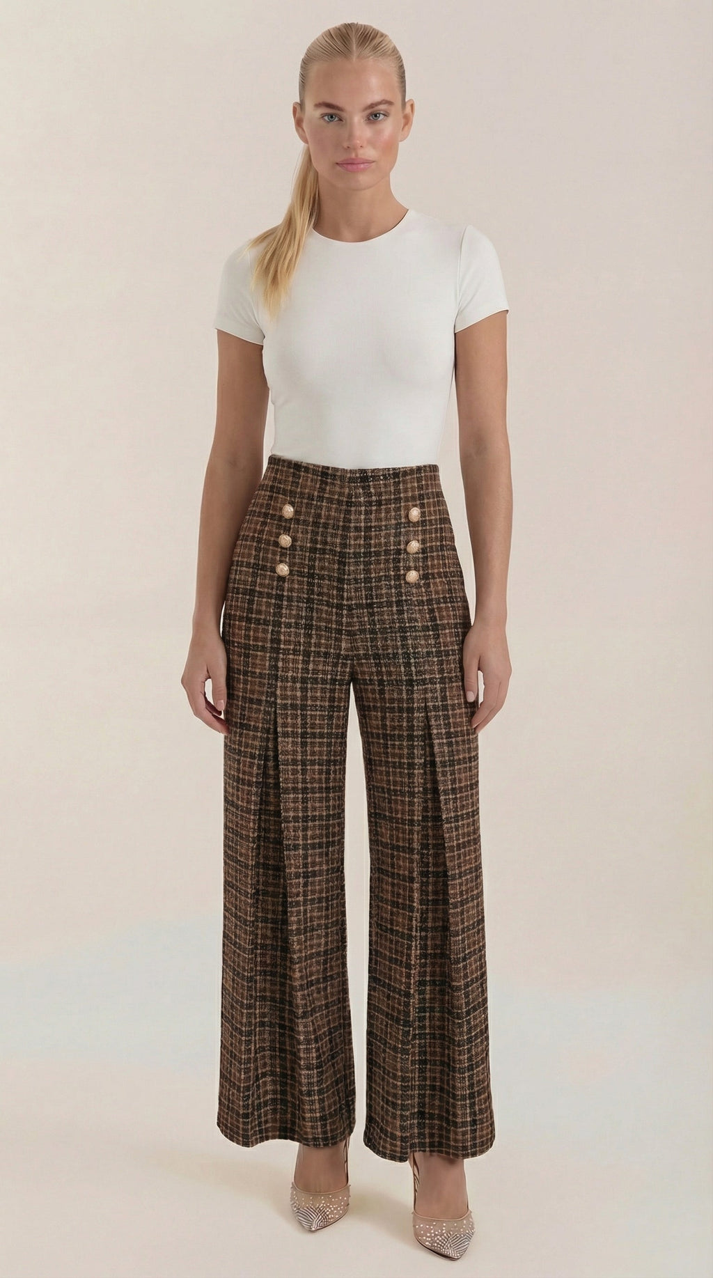 Naomi | Pantalones de Cuadros