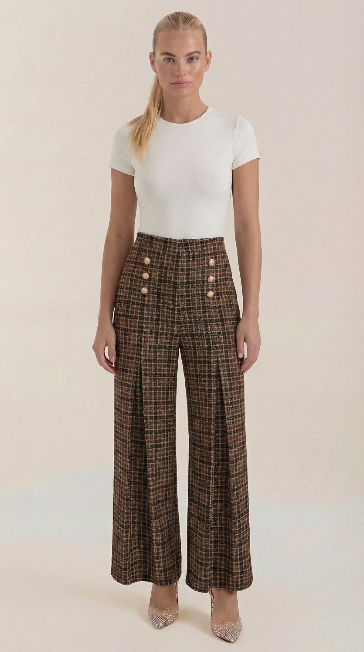 Naomi | Pantalones de Cuadros
