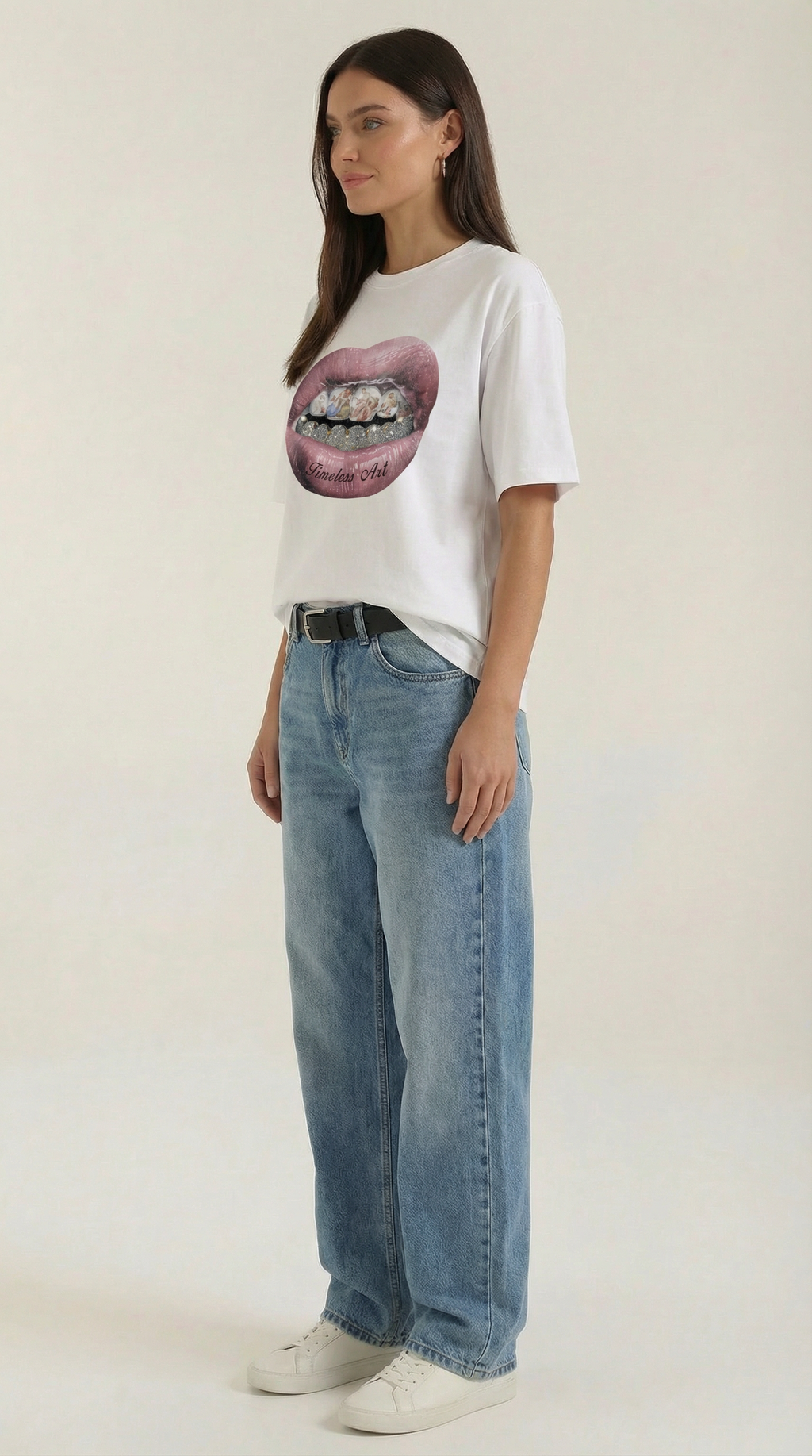 Natalia | Camiseta Oversize con Diseño Gráfico
