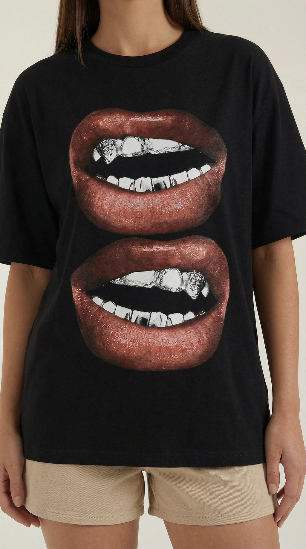 Natalia | Camiseta Oversize con Diseño Gráfico