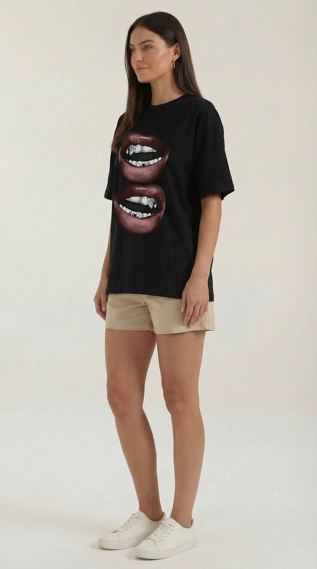 Natalia | Camiseta Oversize con Diseño Gráfico