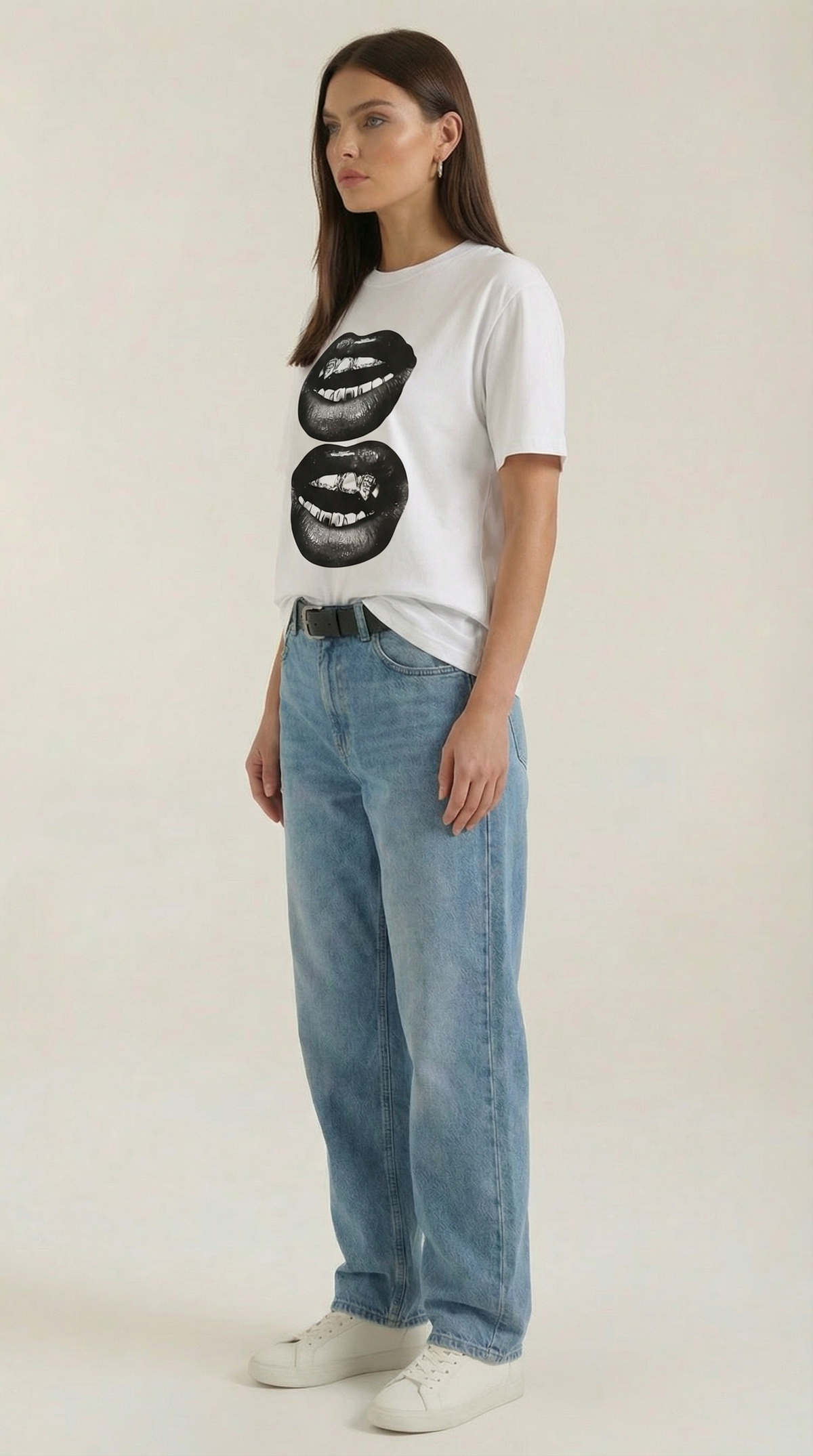 Natalia | Camiseta Oversize con Diseño Gráfico