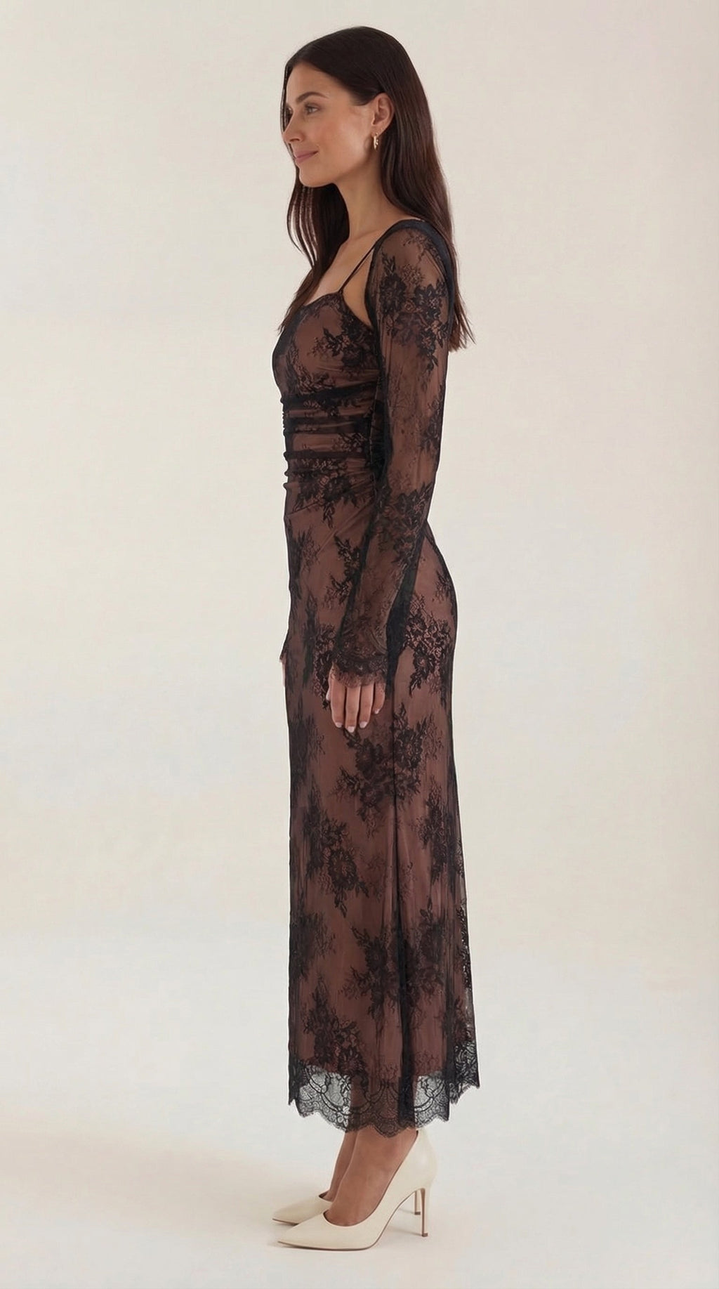 Nerissa | Vestido Maxi de Encaje