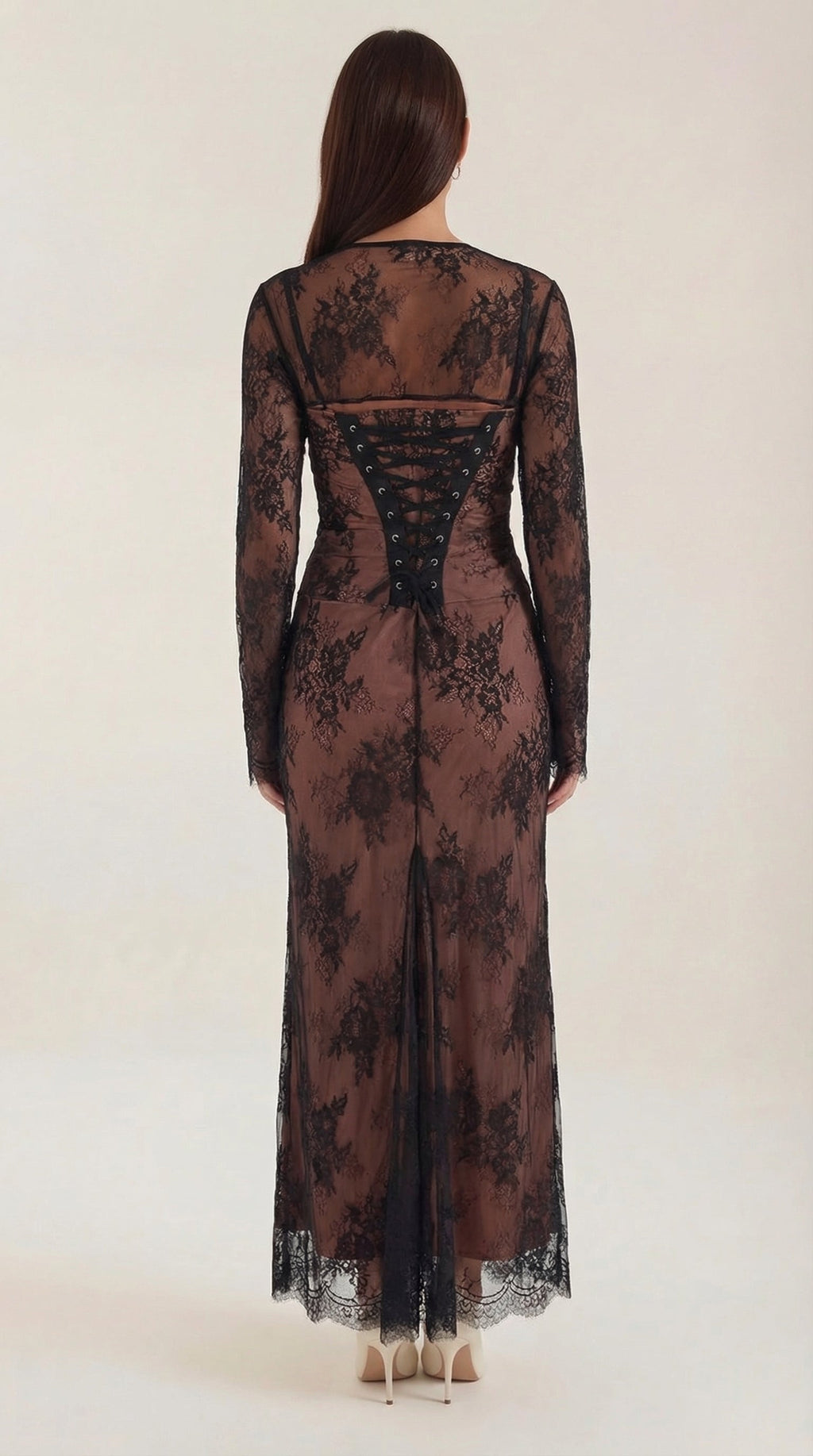 Nerissa | Vestido Maxi de Encaje