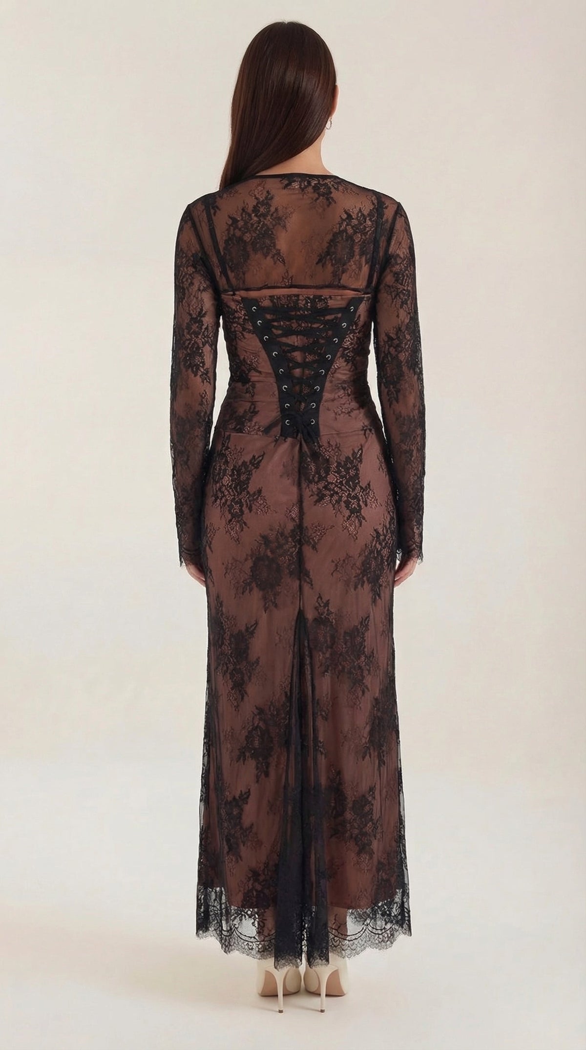 Nerissa | Vestido Maxi de Encaje