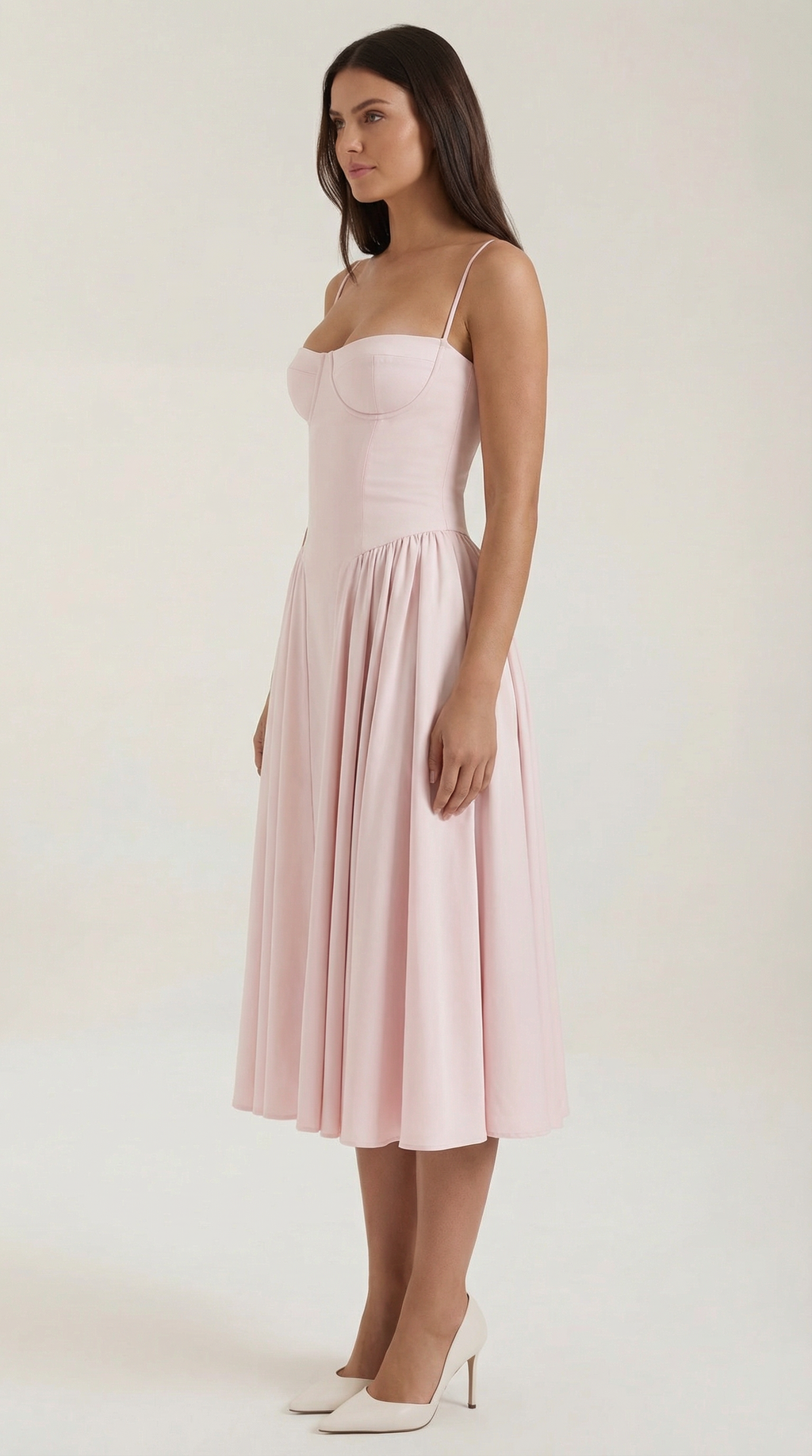 Odette | Vestido midi Corsé