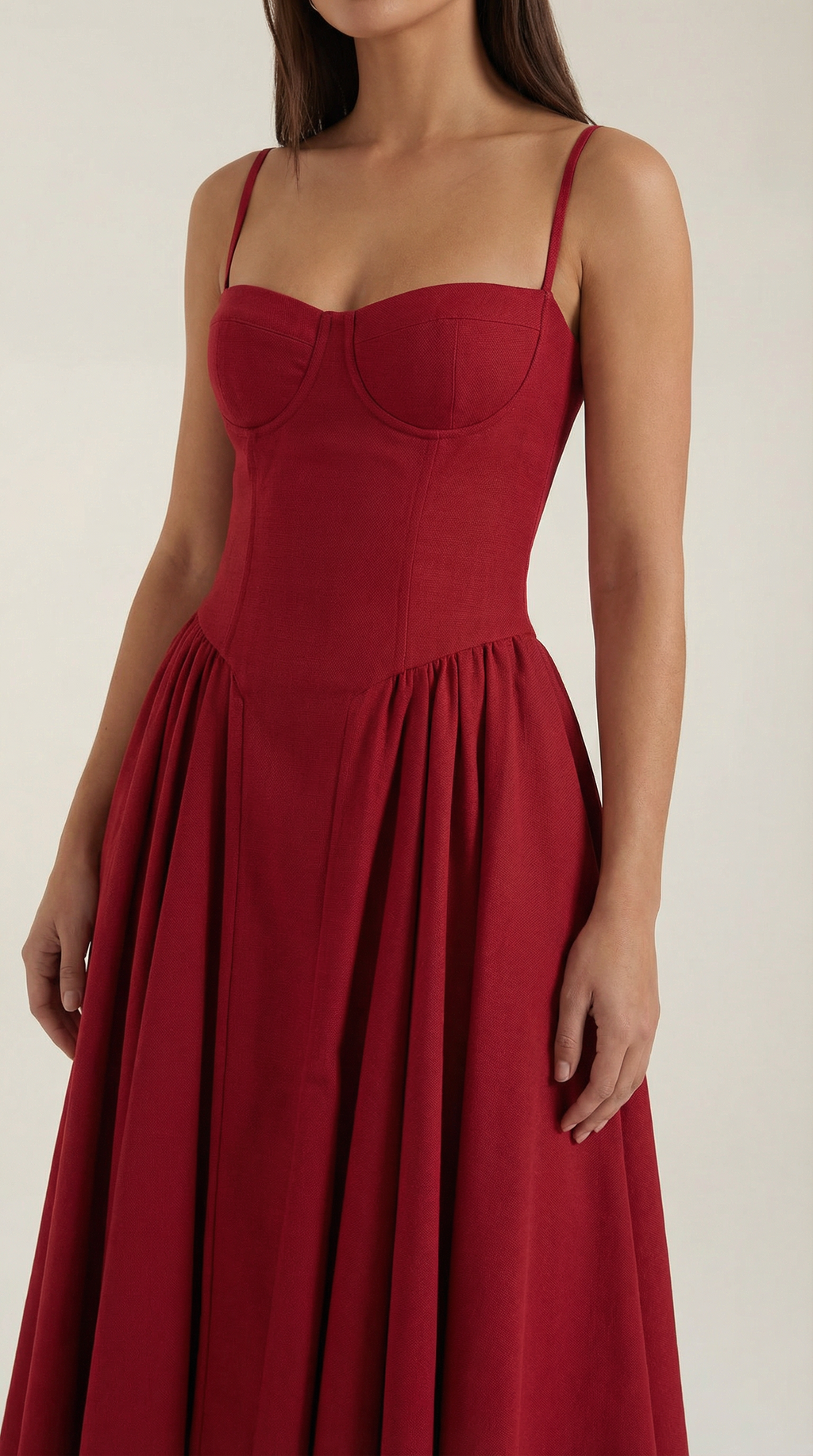 Odette | Vestido midi Corsé