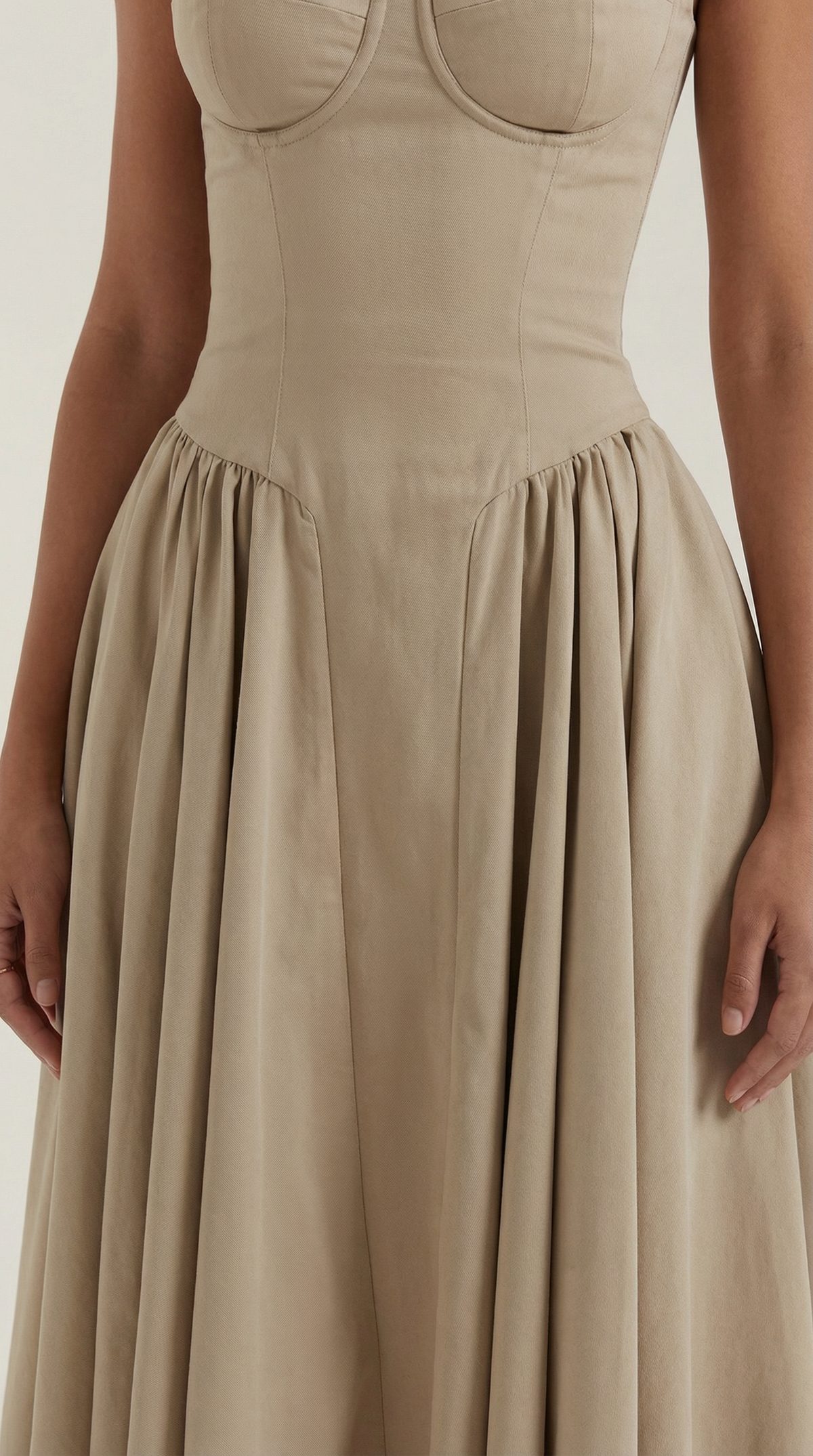 Odette | Vestido midi Corsé
