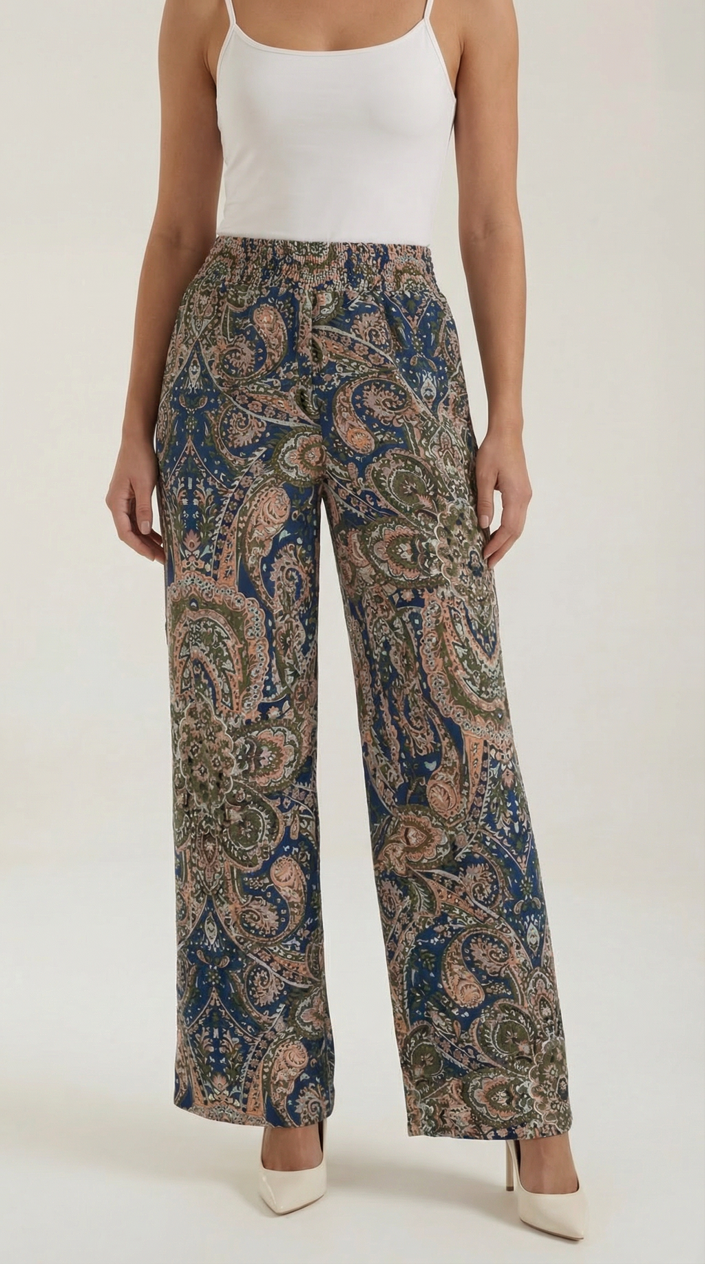 Pam | Pantalones de Estampado Paisley