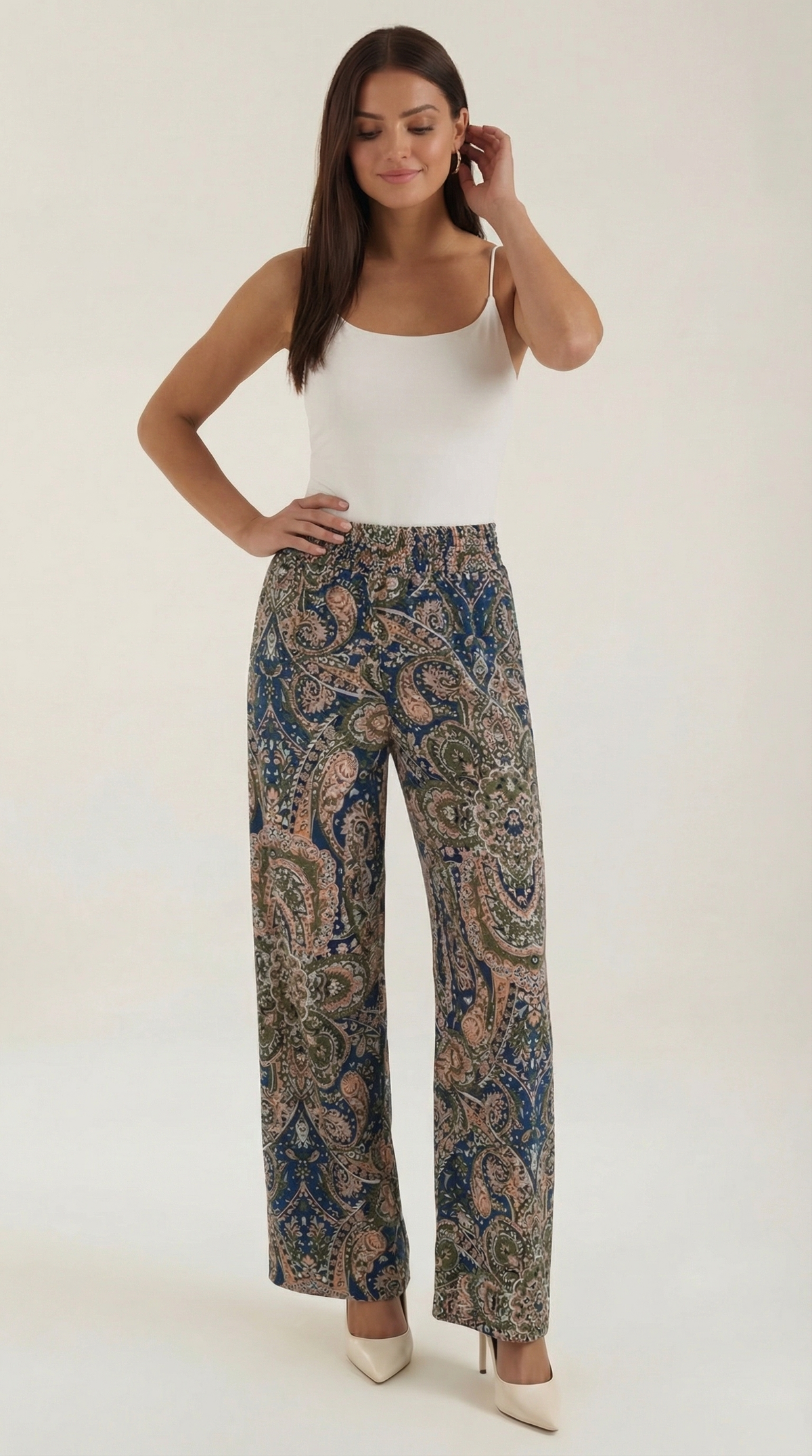 Pam | Pantalones de Estampado Paisley