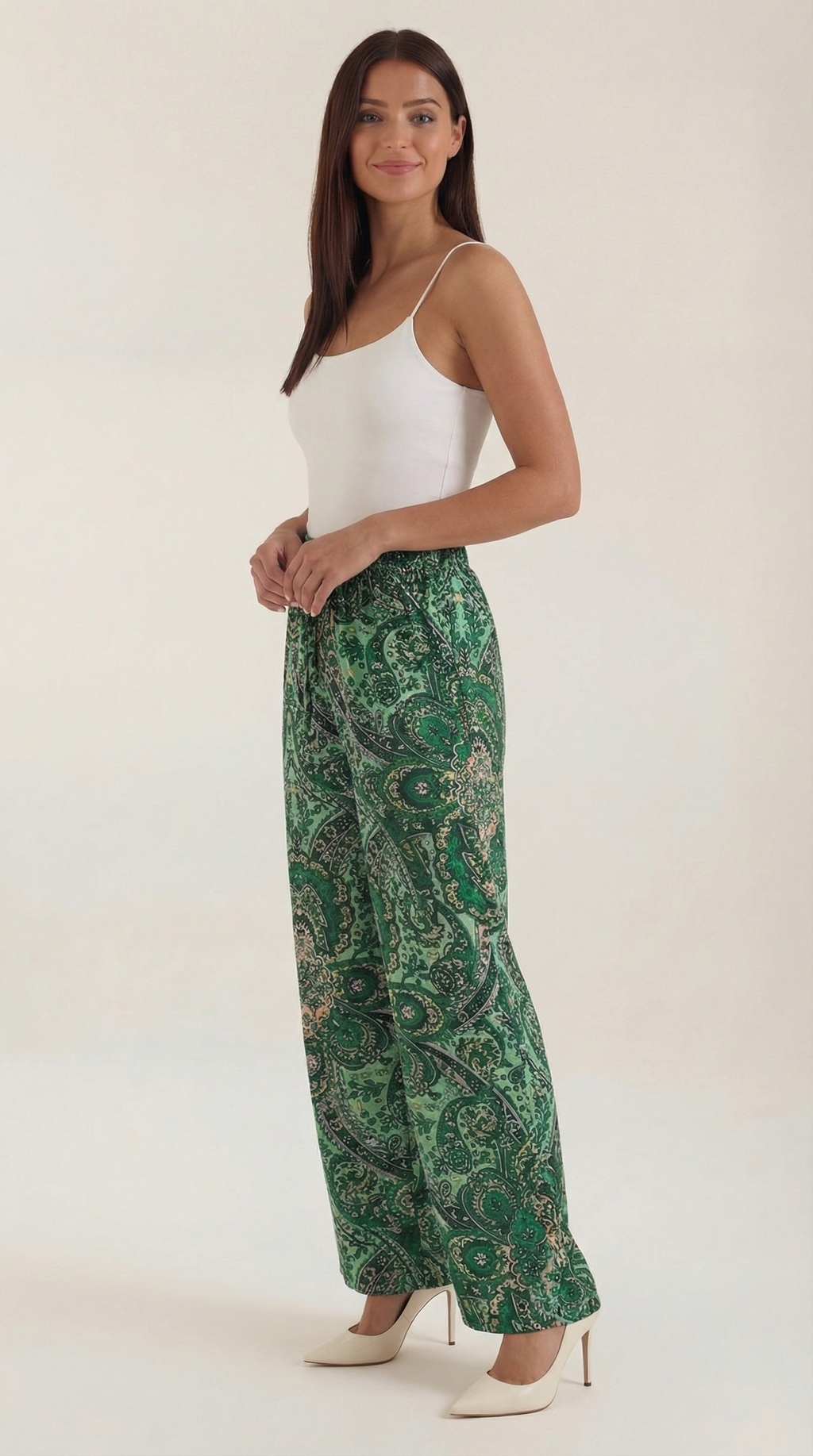 Pam | Pantalones de Estampado Paisley